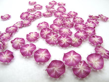 Load image into Gallery viewer, 30 Pieces 9/16 Inch (15mm) Ombre Ribbon Flower|Flower Applique|Ombre Roses|Quilting|Rose Motif|Embroidery Motif|Ombre Color|Handmade