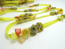 Charger l&#39;image dans la galerie, Yellow Flower Rococo Ribbon Trim|Decorative Floral Satin Ribbon|Scrapbook Materials|Clothing|Decor|Craft Supplies|Doll Trim Embellishment