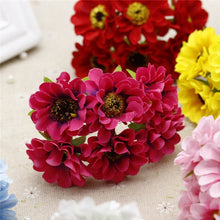 Charger l&#39;image dans la galerie, 3 15/16 Inches Artificial Flowers|Rose Decor|Floral Hair Accessories|Wedding Bridal Decoration|Fake Flowers|Silk Roses|Bouquet