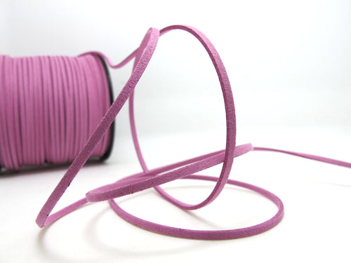 5 Yards 2.5mm Faux Suede Leather Cord|Light Purple|Faux Leather String Jewelry Findings|Microfiber Craft Supplies