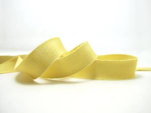 3 Yards 5/8 Inch Yellow Hat Ribbon|Grosgrain Ribbon|100% Viscose|Petersham Ribbon|Hat Making|Wedding|Bow Decor|Belting|Embellishment