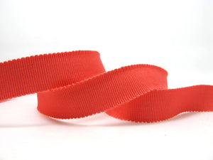 3 Yards 5/8 Inch Red Hat Ribbon|Grosgrain Ribbon|100% Viscose|Petersham Ribbon|Hat Making|Wedding|Bow Decor|Belting|Embellishment