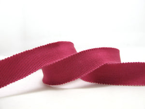 3 Yards 5/8 Inch Fuchsia Wine Hat Ribbon|Grosgrain Ribbon|100% Viscose|Petersham Ribbon|Hat Making|Wedding|Bow Decor|Belting|Embellishment