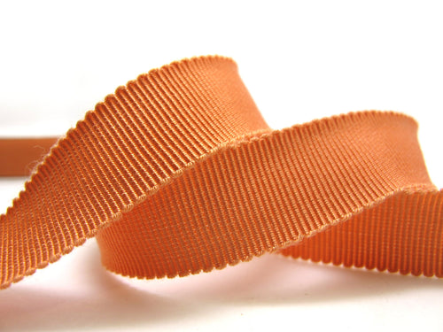 3 Yards 5/8 Inch Orange Hat Ribbon|Grosgrain Ribbon|100% Viscose|Petersham Ribbon|Hat Making|Wedding|Bow Decor|Belting|Embellishment