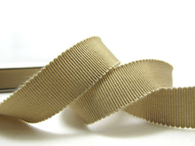 画像をギャラリービューアに読み込む, 3 Yards 5/8 Inch Dark Khaki Hat Ribbon|Grosgrain Ribbon|100% Viscose|Petersham Ribbon|Hat Making|Wedding|Bow Decor|Belting|Embellishment