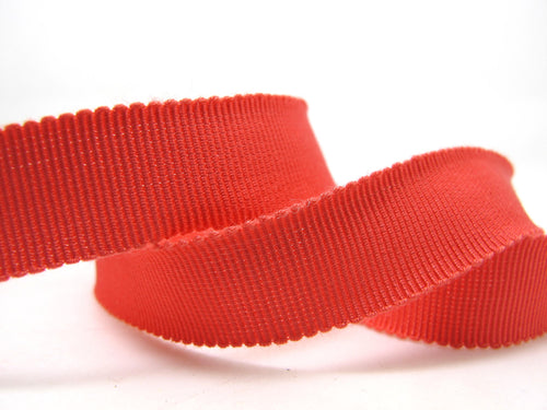 3 Yards 5/8 Inch Red Hat Ribbon|Grosgrain Ribbon|100% Viscose|Petersham Ribbon|Hat Making|Wedding|Bow Decor|Belting|Embellishment