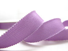 画像をギャラリービューアに読み込む, 3 Yards 5/8 Inch Purple Hat Ribbon|Grosgrain Ribbon|100% Viscose|Petersham Ribbon|Hat Making|Wedding|Bow Decor|Belting|Embellishment