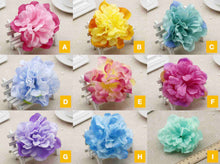 Load image into Gallery viewer, 3 15/16 Inches Artificial Flowers|Rose Decor|Floral Hair Accessories|Wedding Bridal Decoration|Fake Flowers|Silk Roses