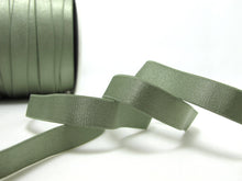 Charger l&#39;image dans la galerie, CLEARANCE|8 Yards 1/2 Inch Olive Green Shiny Decorative Pattern Lingerie Elastic|Headband Elastic|Skinny Narrow Stretch Lace|Bra Strap[EL45]