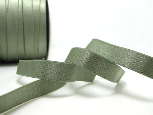 CLEARANCE|8 Yards 1/2 Inch Olive Green Shiny Decorative Pattern Lingerie Elastic|Headband Elastic|Skinny Narrow Stretch Lace|Bra Strap[EL45]