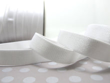 Load image into Gallery viewer, CLEARANCE|8 Yards 1/2 Inch White Shiny Decorative Pattern Lingerie Elastic|Headband Elastic|Skinny Narrow Stretch Lace|Bra Strap[EL54]
