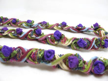 画像をギャラリービューアに読み込む, 3/4 Inch Yarn Braided Embroidered Flower Trim|Felt Flower|Hairband Supplies|Accessories Headband|Winter Costume Doll Cosy Ribbon