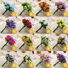 Load image into Gallery viewer, 2 Bunches Artificial Flowers|Rose Decor|Floral Hair Accessories|Wedding Bridal Decoration|Fake Flowers|Flower Center|Bouquet