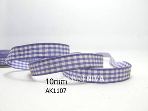 3 yards 10mm Gingham Checkered Ribbon|Craft Supplies|Gift Packaging Ribbon|Bow Accessory Making