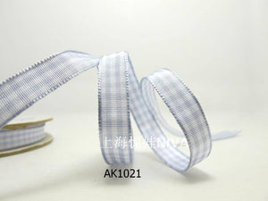 3 yards 10mm Gingham Checkered Ribbon|Craft Supplies|Gift Packaging Ribbon|Bow Accessory Making