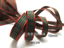 画像をギャラリービューアに読み込む, 3 yards 10mm Gingham Checkered Ribbon|Craft Supplies|Gift Packaging Ribbon|Bow Accessory Making