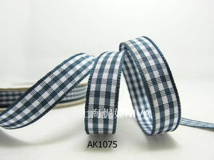 3 yards 10mm Gingham Checkered Ribbon|Craft Supplies|Gift Packaging Ribbon|Bow Accessory Making