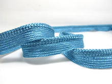 Charger l&#39;image dans la galerie, 5 Yards 5/8 Inch Turquoise Braided Lip Cord Trim|Piping Trim|Pillow Trim|Cord Edge Trim|Upholstery Edging Trim