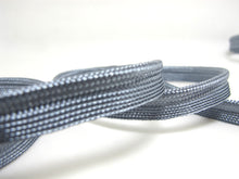 Load image into Gallery viewer, 5 Yards 1/2 Inch Silver Gray Braided Lip Cord Trim|Piping Trim|Pillow Trim|Cord Edge Trim|Upholstery Edging Trim