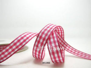 3 yards 10mm Gingham Checkered Ribbon|Craft Supplies|Gift Packaging Ribbon|Bow Accessory Making