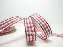 Charger l&#39;image dans la galerie, 3 yards 10mm Gingham Checkered Ribbon|Craft Supplies|Gift Packaging Ribbon|Bow Accessory Making