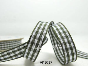 3 yards 10mm Gingham Checkered Ribbon|Craft Supplies|Gift Packaging Ribbon|Bow Accessory Making