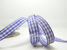 画像をギャラリービューアに読み込む, 3 yards 10mm Gingham Checkered Ribbon|Craft Supplies|Gift Packaging Ribbon|Bow Accessory Making