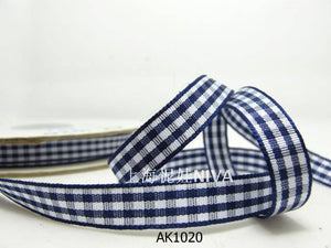 3 yards 10mm Gingham Checkered Ribbon|Craft Supplies|Gift Packaging Ribbon|Bow Accessory Making