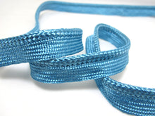 Load image into Gallery viewer, 5 Yards 5/8 Inch Turquoise Braided Lip Cord Trim|Piping Trim|Pillow Trim|Cord Edge Trim|Upholstery Edging Trim