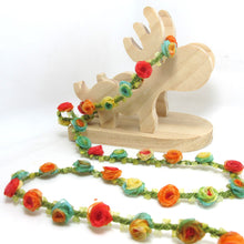 画像をギャラリービューアに読み込む, Special Edition|Compact Multicolor Ombre Rose Buds on Green Woven Rococo Ribbon Trim|Decorative Floral Ribbon|Scrapbook Craft Supplies