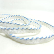 Load image into Gallery viewer, 5 Yards 5/16 Inch Light Blue Braided Lip Cord Trim|Piping Trim|Pillow Trim|Cord Edge Trim|Upholstery Edging Trim