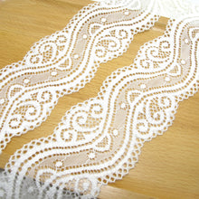 Load image into Gallery viewer, 63mm Floral Lace Trim|Floral Embroidered Trim|Bridal Supplies|Handmade Supplies|Sewing Trim|Scrapbooking Decor|Hair Embellishment