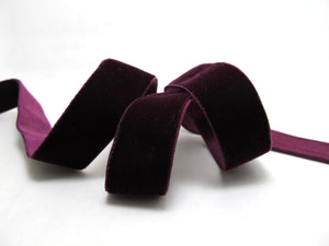 6 / 9/ 16/ 22mm || Single Face ELASTIC STRETCHY Velvet Ribbon || Swiss Made Nylon Velvet by the YARD