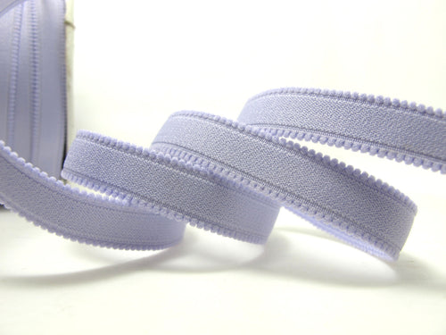 CLEARANCE|8 Yards 9/16 Inch Light Purple Decorative Pattern Lingerie Elastic|Headband Elastic|Skinny Narrow Stretch Lace|Bra Strap[EL96]