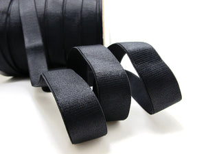CLEARANCE|6 Yards 13/16 Inch Black Decorative Pattern Lingerie Elastic|Headband Elastic|Skinny Elastic|Narrow Stretch Lace|Bra Strap|EL100