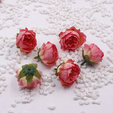 画像をギャラリービューアに読み込む, 5 Pieces 1 3/8 Inches Artificial Flowers|Rose Decor|Floral Hair Accessories|Wedding Bridal Decoration|Fake Flowers|Silk Roses|Wired Bouquet