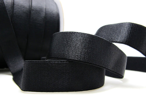 CLEARANCE|6 Yards 13/16 Inch Black Decorative Pattern Lingerie Elastic|Headband Elastic|Skinny Elastic|Narrow Stretch Lace|Bra Strap|EL100
