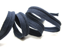 Load image into Gallery viewer, 5 Yards 7/16 Inch Navy Braided Lip Cord Trim|Piping Trim|Pillow Trim|Cord Edge Trim|Upholstery Edging Trim