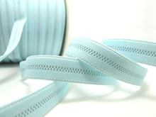 Charger l&#39;image dans la galerie, CLEARANCE|8 Yards 1/2 Inch Blue Decorative Pattern Lingerie Elastic|Headband Elastic|Skinny Narrow Stretch Lace|Bra Strap(EL57)