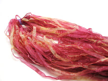 画像をギャラリービューアに読み込む, 100 Yards 6mm Ombre Fuchsia Nude Chiffon Trim|Narrow Organza Ribbon|Flower Scrapbook DIY Supplies|Gift Packaging Decoration