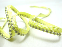 Charger l&#39;image dans la galerie, 5 Yards 5/16 Inch Yellow Braided Lip Cord Trim|Piping Trim|Pillow Trim|Cord Edge Trim|Upholstery Edging Trim