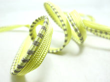 Charger l&#39;image dans la galerie, 5 Yards 5/16 Inch Yellow Braided Lip Cord Trim|Piping Trim|Pillow Trim|Cord Edge Trim|Upholstery Edging Trim
