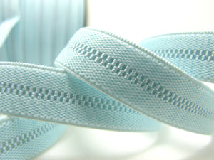 CLEARANCE|8 Yards 1/2 Inch Blue Decorative Pattern Lingerie Elastic|Headband Elastic|Skinny Narrow Stretch Lace|Bra Strap(EL57)