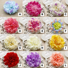 Charger l&#39;image dans la galerie, 8cm Artificial Flowers|Rose Decor|Floral Hair Accessories|Wedding Bridal Decoration|Fake Flowers|Silk Roses|Bouquet|Ombre