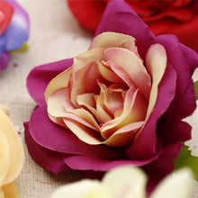 画像をギャラリービューアに読み込む, 3 Pieces 2 3/4 Inches Artificial Flowers|Rose Decor|Floral Hair Accessories|Wedding Bridal Decoration|Fake Flowers|Silk Roses|Bouquet|Ombre