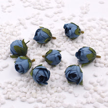 画像をギャラリービューアに読み込む, 10 Pieces 1 Inch Artificial Flowers|Rose Decor|Floral Hair Accessories|Wedding Bridal Decoration|Fake Flowers|Silk Roses|Bouquet|Colorful
