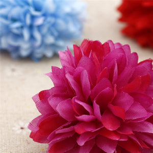 5 Pieces 2 3/8 Inches Artificial Flowers|Rose Decor|Floral Hair Accessories|Wedding Bridal Decoration|Fake Flowers|Silk Roses|Bouquet|Ombre