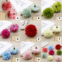 画像をギャラリービューアに読み込む, 5 Pieces 2 3/8 Inches Artificial Flowers|Rose Decor|Floral Hair Accessories|Wedding Bridal Decoration|Fake Flowers|Silk Roses|Bouquet|Ombre