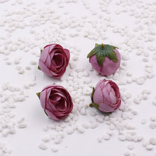 画像をギャラリービューアに読み込む, 5 Pieces 1 9/16 Inches Artificial Flowers|Rose Decor|Floral Hair Accessories|Wedding Bridal Decoration|Fake Flowers|Silk Roses|Bouquet|Ombre