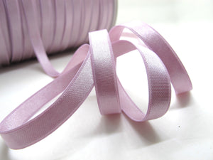 CLEARANCE|8 Yards 3/8 Inch Purple Satin Plush Back Decorative Pattern Lingerie Headband Elastic|Skinny Narrow Stretch Lace|Bra Strap[ELD321]